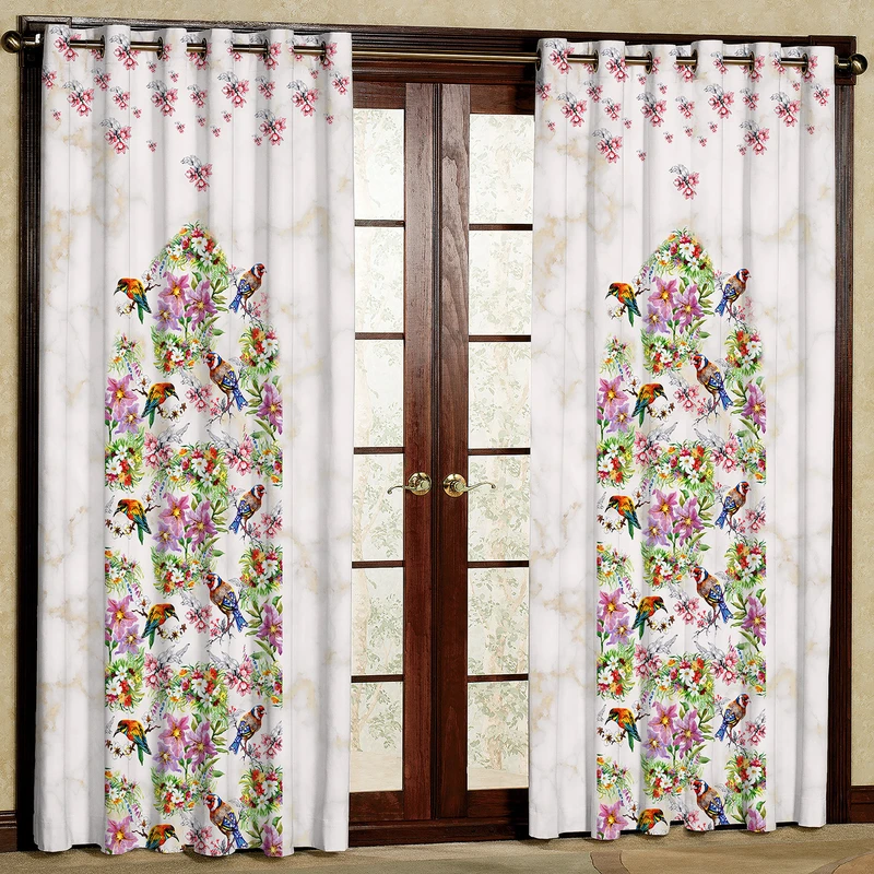 پرده مدل مخمل پانچی کد 4252T2 سایز 200x140 سانتی متر