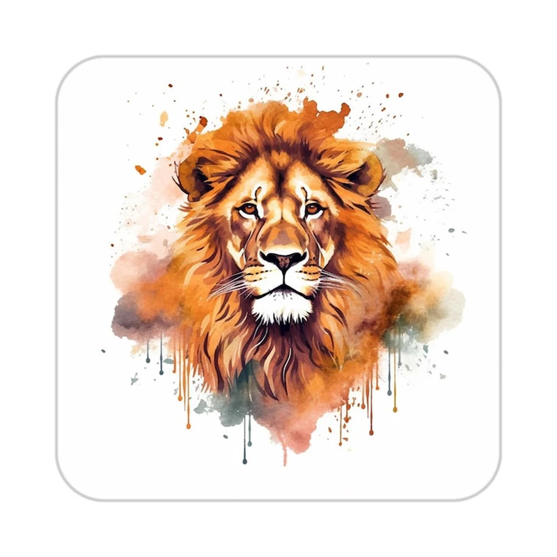 زیر لیوانی کاکتی طرح شیر مدل mp23957