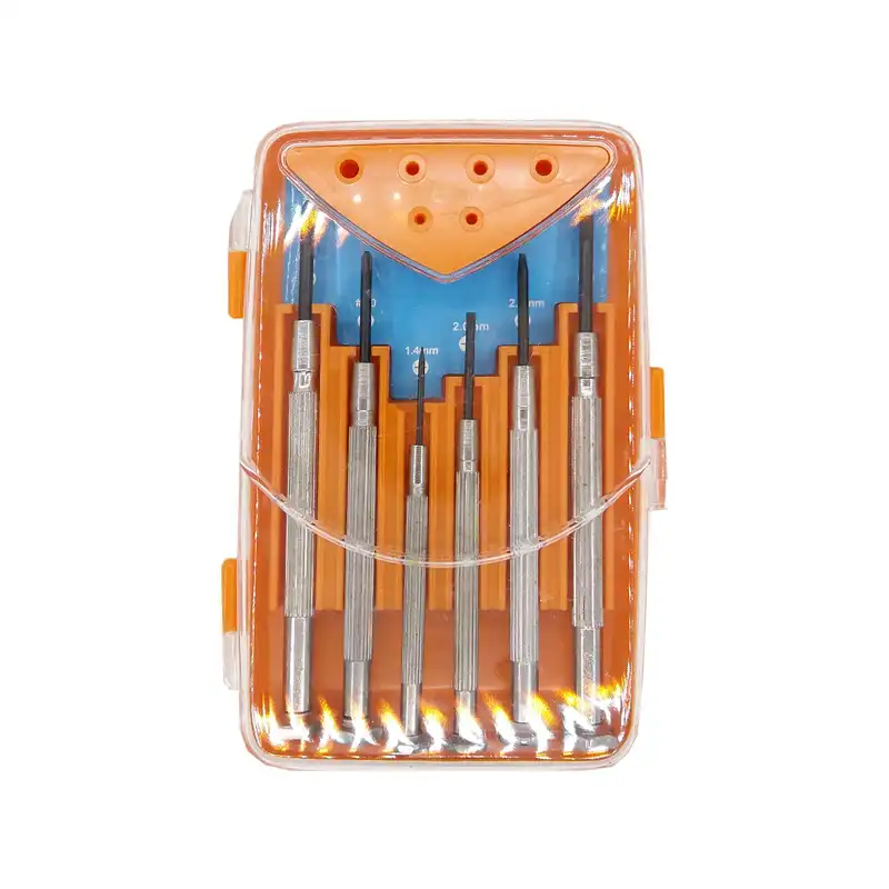 مجموعه 6 عددی پیچ گوشتی ساعتی مدل AT6