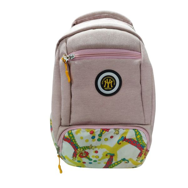 کوله پشتی مدرسه مدل سه زیپ طرح دلقکی کد 007