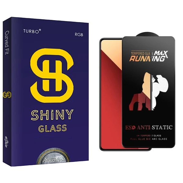 محافظ صفحه نمایش آتوچبو مدل Shiny Running Max مناسب برای گوشی موبایل شیائومی Redmi Note 13 4G / Redmi Note 13 Pro / Poco F5