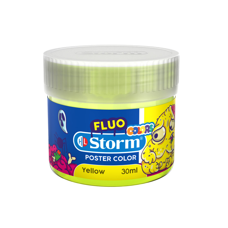 گواش 4 رنگ استورم مدل فلورسنت