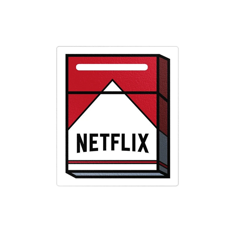  استیکر لپ تاپ ماسا دیزاین طرح NETFILIX مدل STKA005