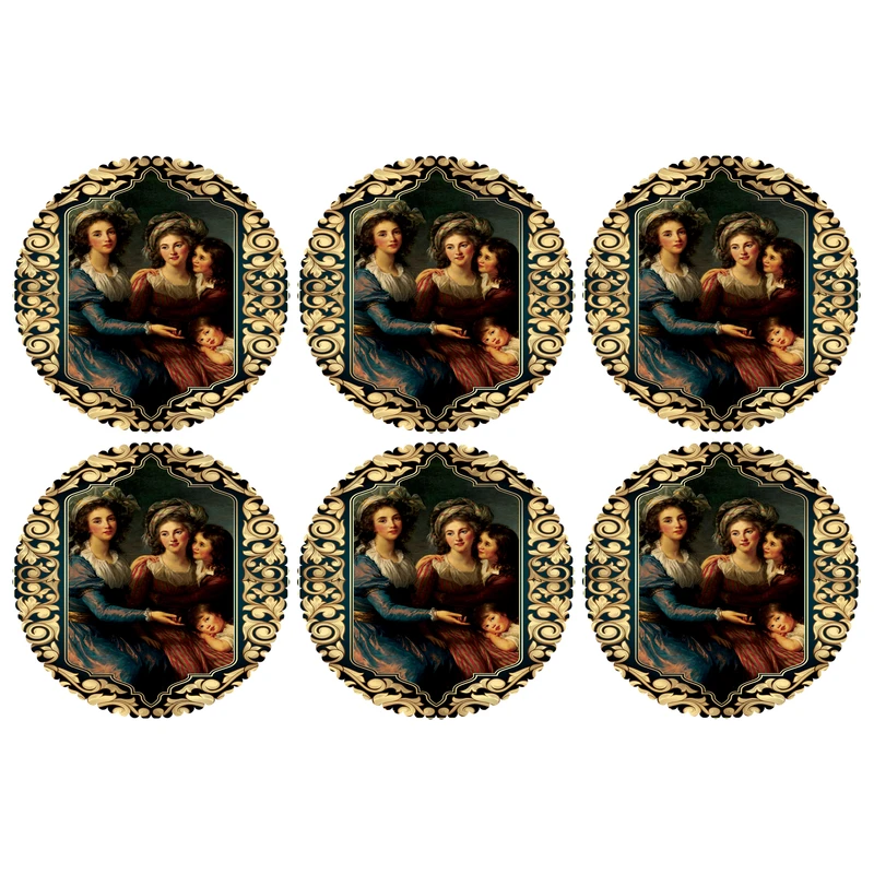 زیر لیوانی مدل C2-42152 بسته 6 عددی