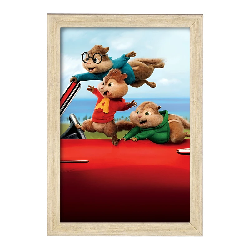 تابلو خندالو مدل آلوین و سنجاب ها کد F8321