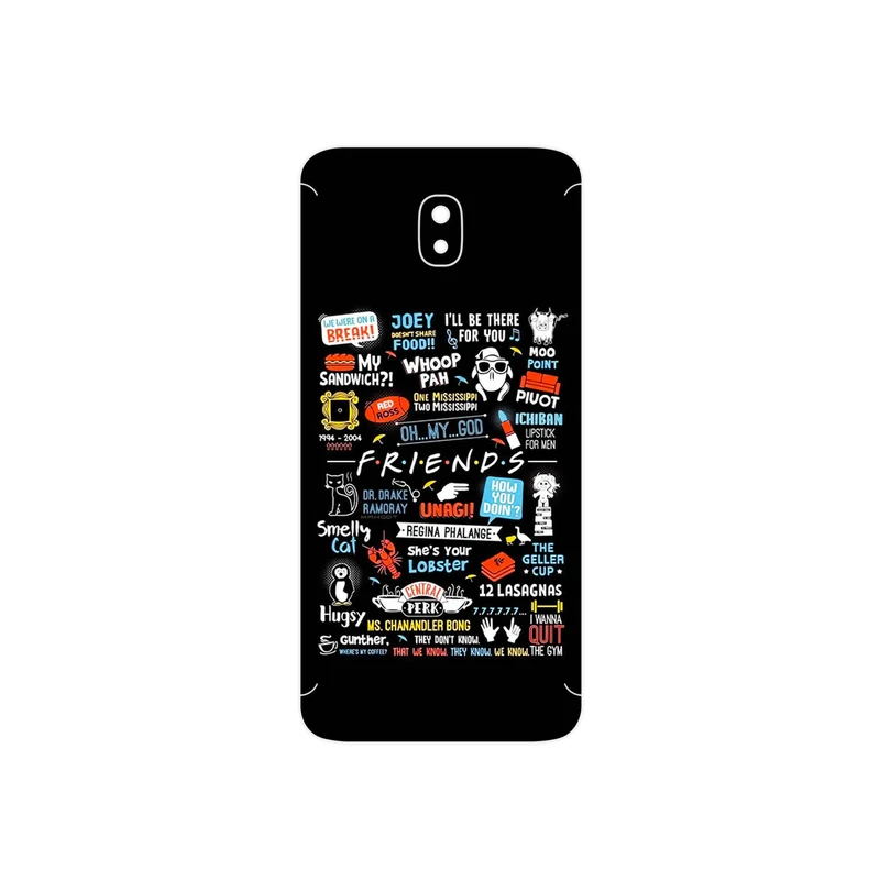برچسب پوششی ماهوت مدل Friends 2 مناسب برای گوشی موبایل سامسونگ Galaxy J7 Pro