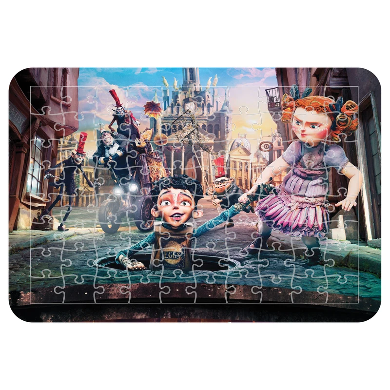 پازل 54 تکه مدل CHB1350 طرح انیمیشن عروسک های جعبه ای