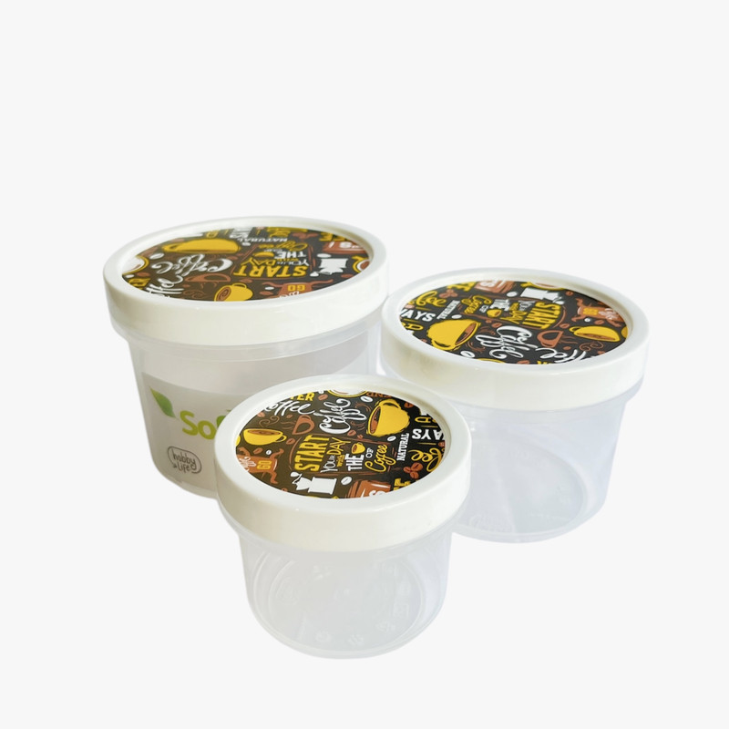 ظرف نگهدارنده هوبی لایف مدل Coffe کد 020987 مجموعه 3 عددی