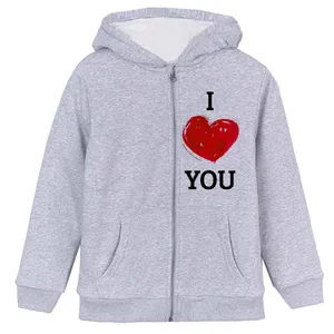 سویشرت دخترانه مدل W80 I LOVE YOU