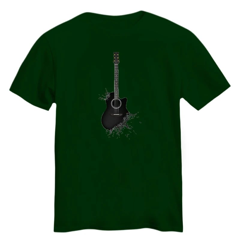 تی شرت آستین کوتاه زنانه مدل گیتار کد 3