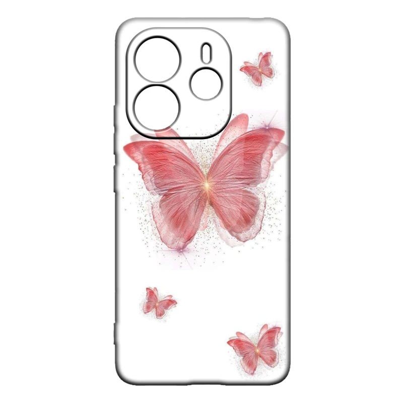 کاور طرح پروانه کد 74 مناسب برای گوشی موبایل شیائومی Redmi Note 14 4G