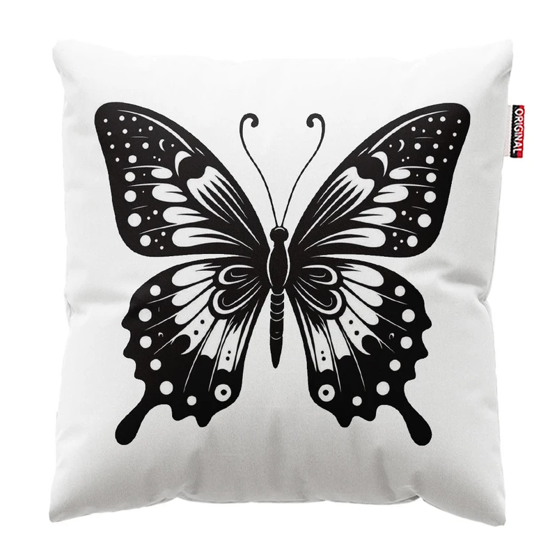 کوسن پاد آفرین طرح پروانه کد 2859 سایز 30*30 سانتی متر