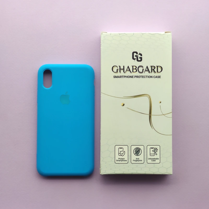 کاور قاب گارد مدل سیلیکونی ساده مناسب برای گوشی موبایل اپل iPhone X / Xs