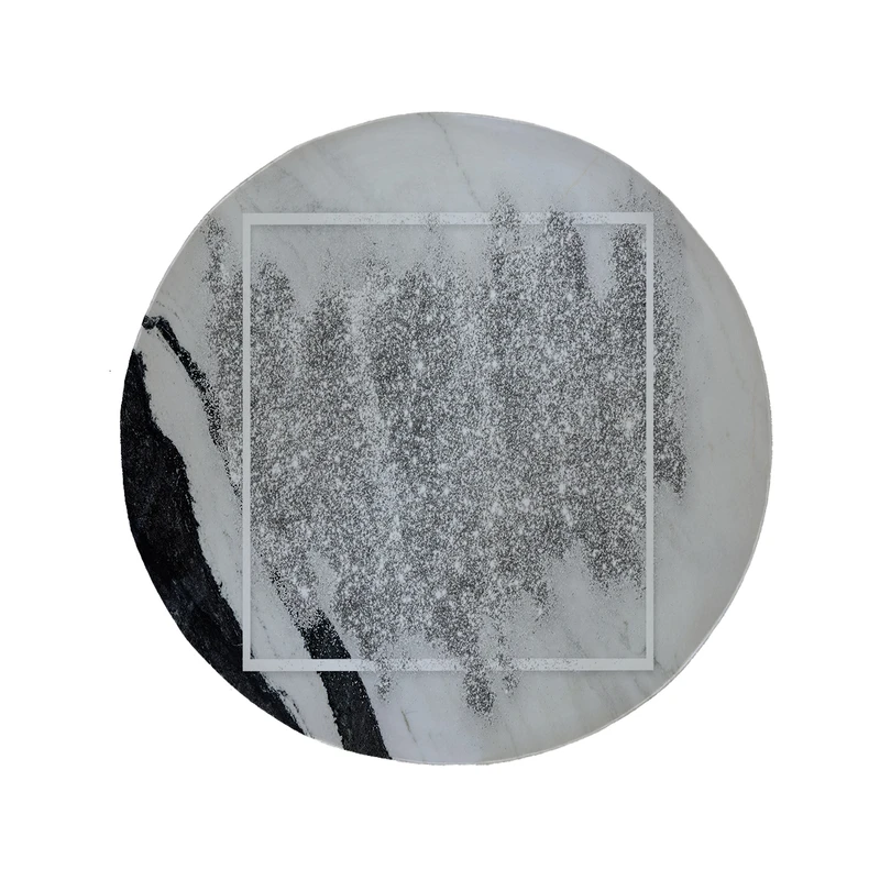 پادری مدل دایره طرح کادر کد 8493 سایز 90 × 90 سانتی متر