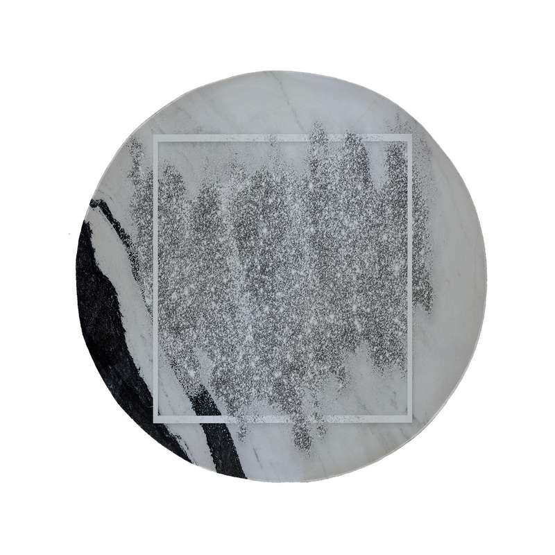 پادری مدل دایره طرح کادر کد 8493 سایز 90 × 90 سانتی متر