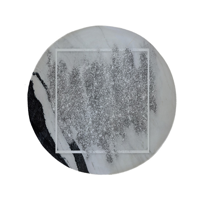 پادری مدل دایره طرح کادر کد 8493 سایز 90 × 90 سانتی متر