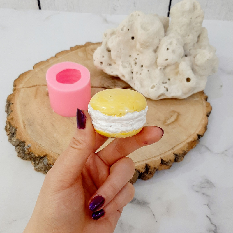 قالب شمع مدل ماکارون