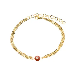 دستبند زنانه دلنار گالری مدل چشم نظر BR