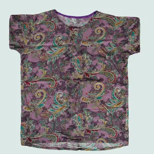  بلوز زنانه کد 2430 رنگ بنفش