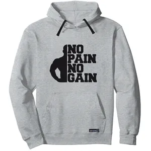 هودی مردانه 27 مدل NO PAIN NO GAIN کد WN548