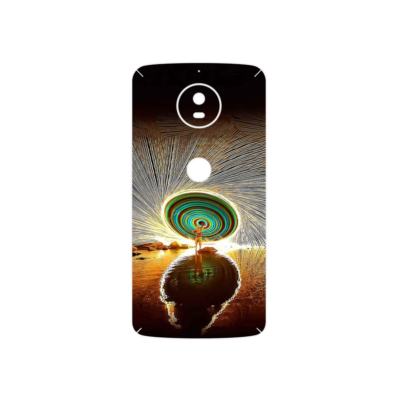 برچسب پوششی ماهوت مدل Night Light Fountain مناسب برای گوشی موبایل موتورولا Moto G5S