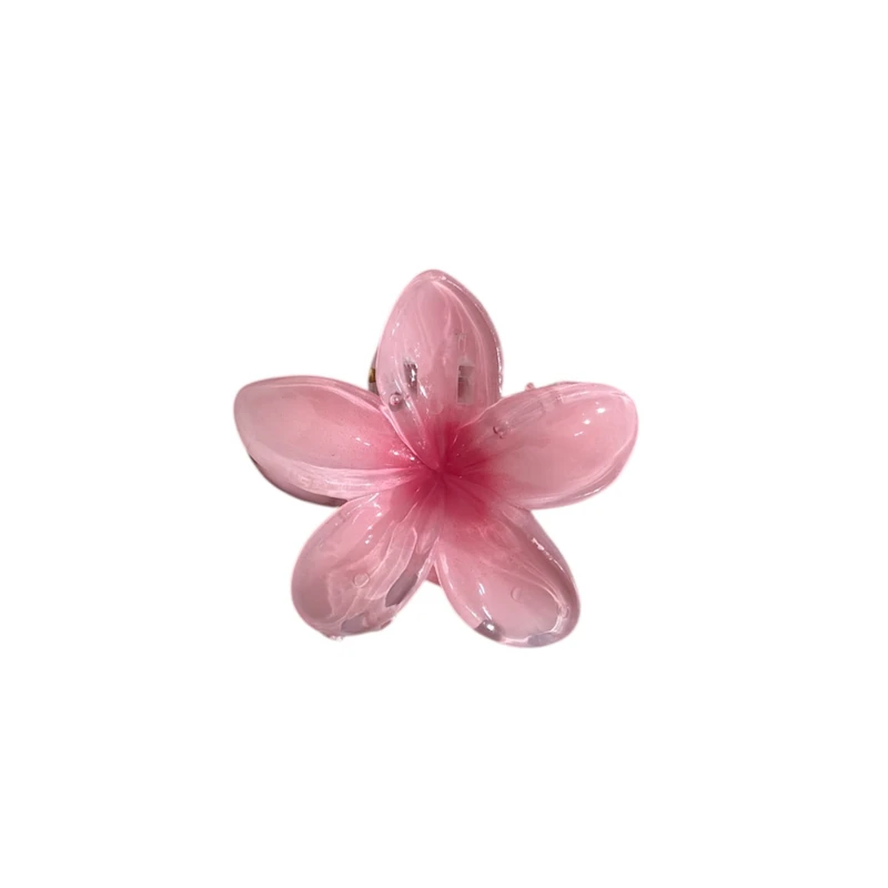 کلیپس مو زنانه مدل گل پلوموریا کد 07478