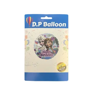 بادکنک فویلی دی پی بالن مدل هپی برت دی طرح ملکه برفی کد frozen112