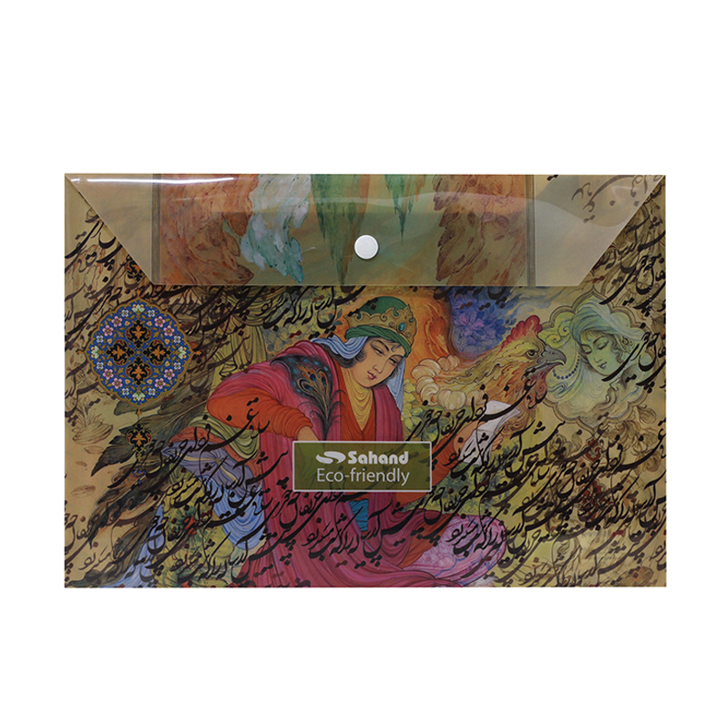 پوشه دکمه دار سهند طرح سنتی کد 0371P16