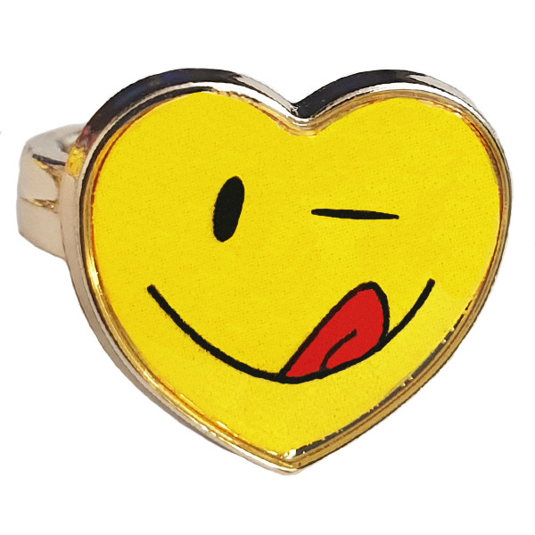 انگشتر دخترانه طرح استیکر کد027