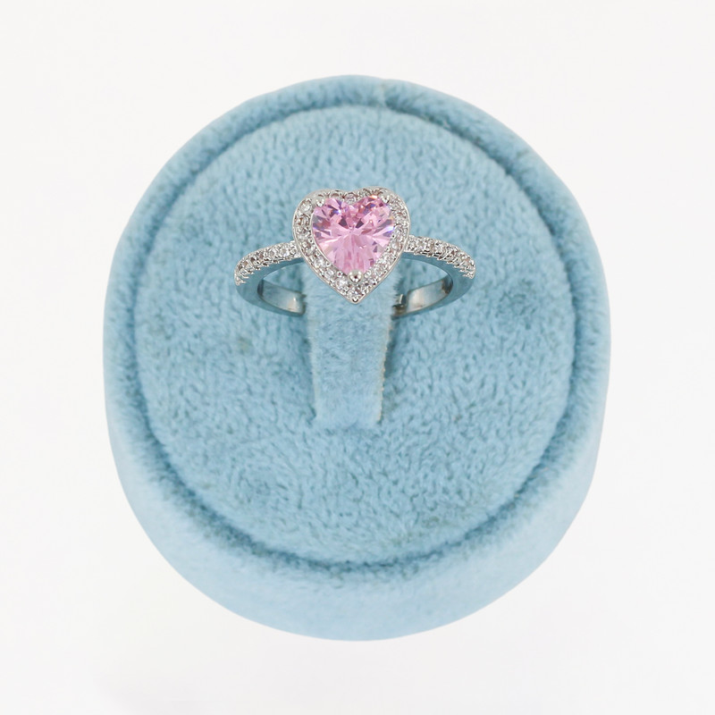 انگشتر زنانه زودیکا مدل قلب کد AAE730