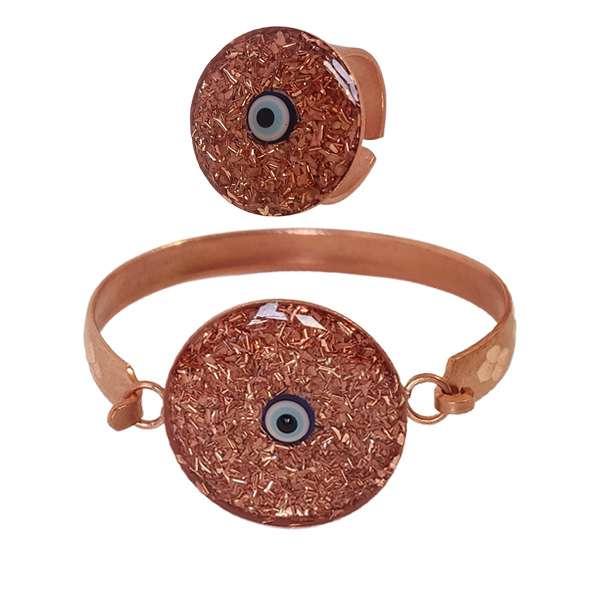 نیم ست زنانه مدل چشم نظر کد JW373