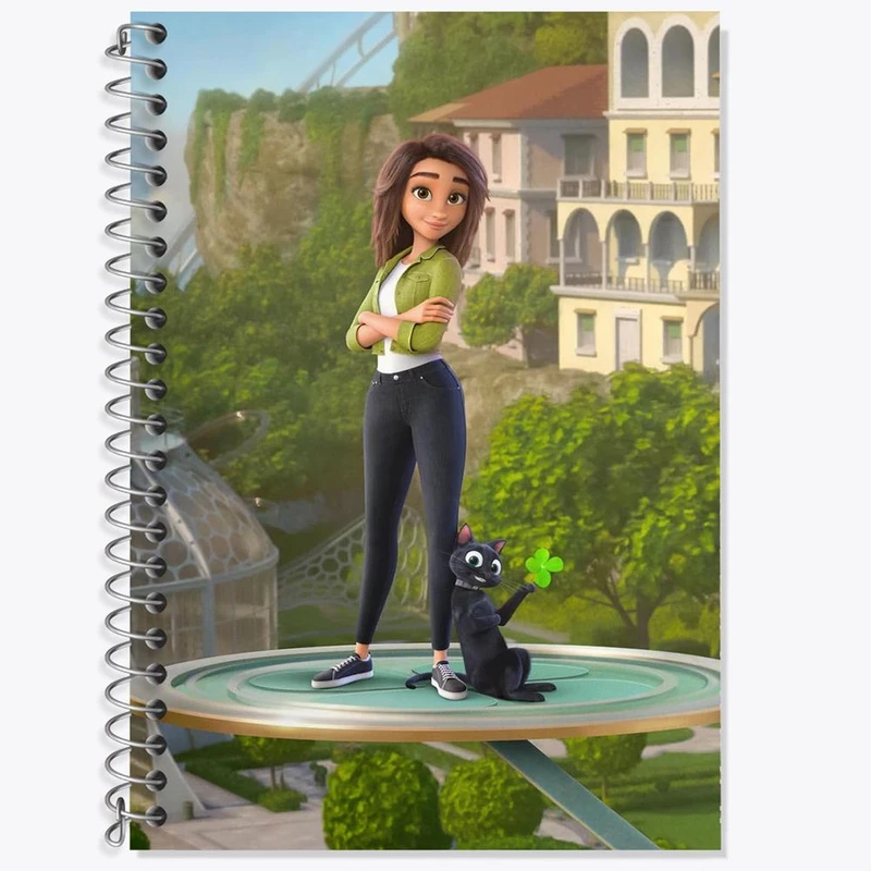 دفتر لغت 50 برگ خندالو مدل انیمیشن شانس لاک Luck کد 26035