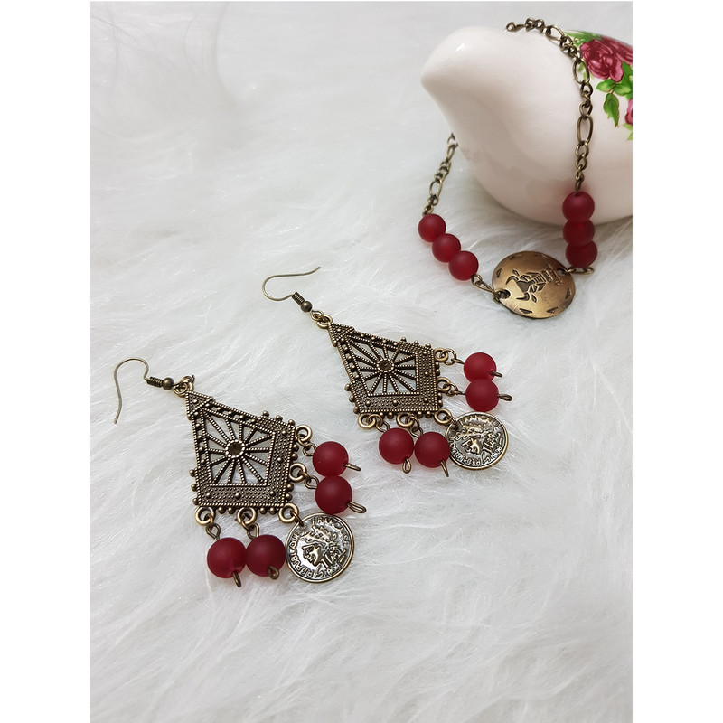 نیم ست زنانه مدل لوزی کد 03