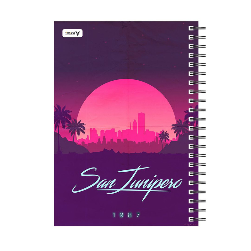 دفتر 120 برگ ویتادل طرح بلک میرور مدل 10