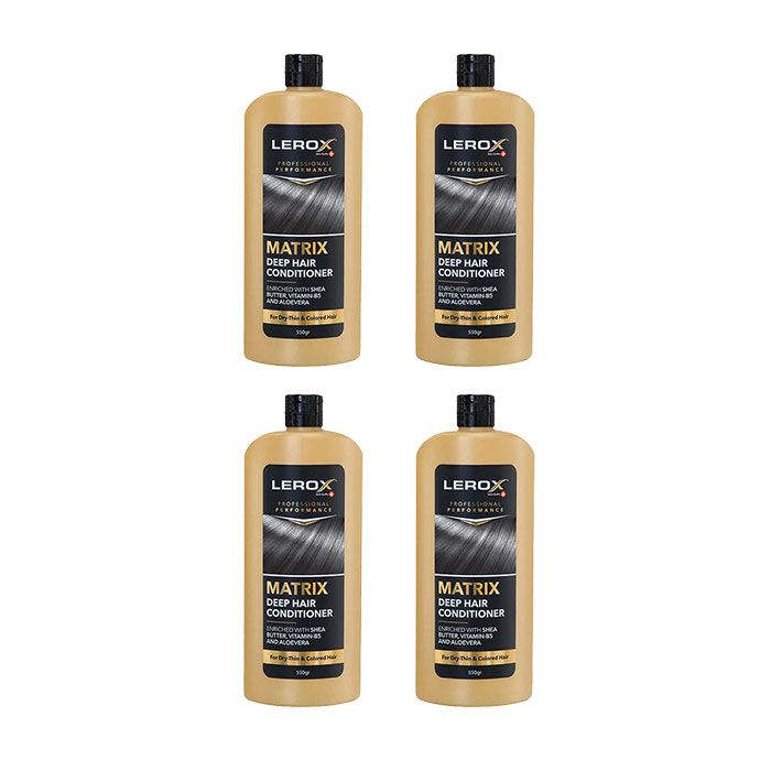 شامپو و نرم کننده مو لروکس مدل Matrix وزن 550 گرم مجموعه 4 عددی - - 1