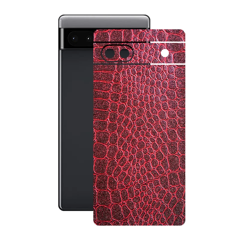 برچسب پوششی ریمکس مدل Leth طرح پوست ماری مناسب برای گوشی موبایل گوگل Pixel 6a