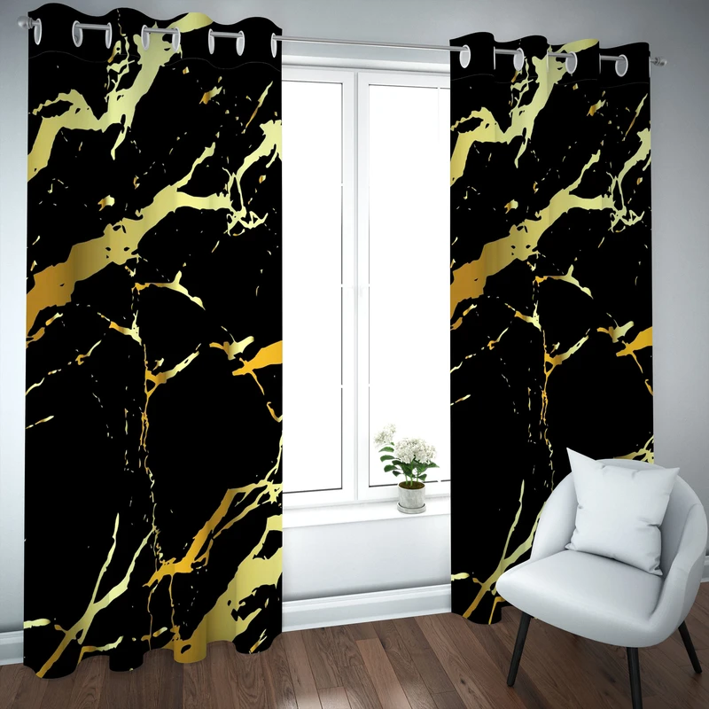 پرده مدل چاپی هازان سایز 300×150 سانتی متر 