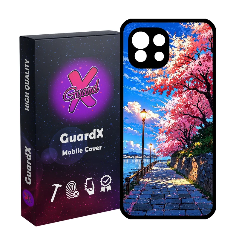 کاور گارد ایکس طرح جاده دریا مدل Glass10791 مناسب برای گوشی موبایل شیائومی  Mi 11 Lite