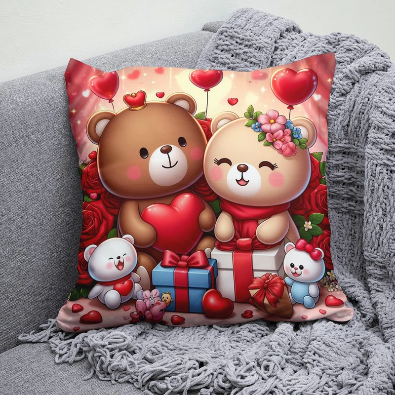 کوسن پاد آفرین مدل هدیه و ست عاشقانه B936