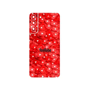 MAHOOT Youtube Cover Sticker for Samsung Galaxy S22 Plus 5G