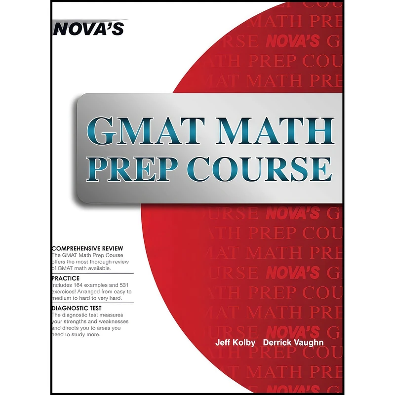 کتاب GMAT Math Prep Course اثر Jeff Kolby and Derrick Vaughn انتشارات بله