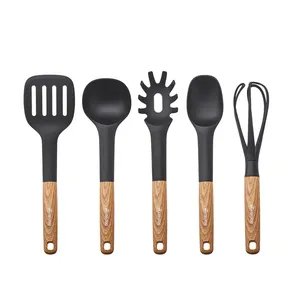 سرویس کفگیر و ملاقه 5 پارچه کاراجا مدل Brownwood 
