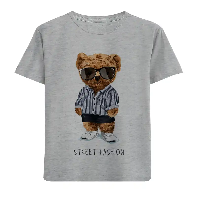 تی شرت بچگانه مدل خرس عینکی F307