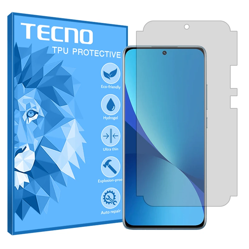 محافظ صفحه نمایش شفاف تکنو مدل Resistant مناسب برای گوشی موبایل شیائومی 12X