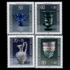 تمبر یادگاری مدل خارجی مجموعه 4 عددی