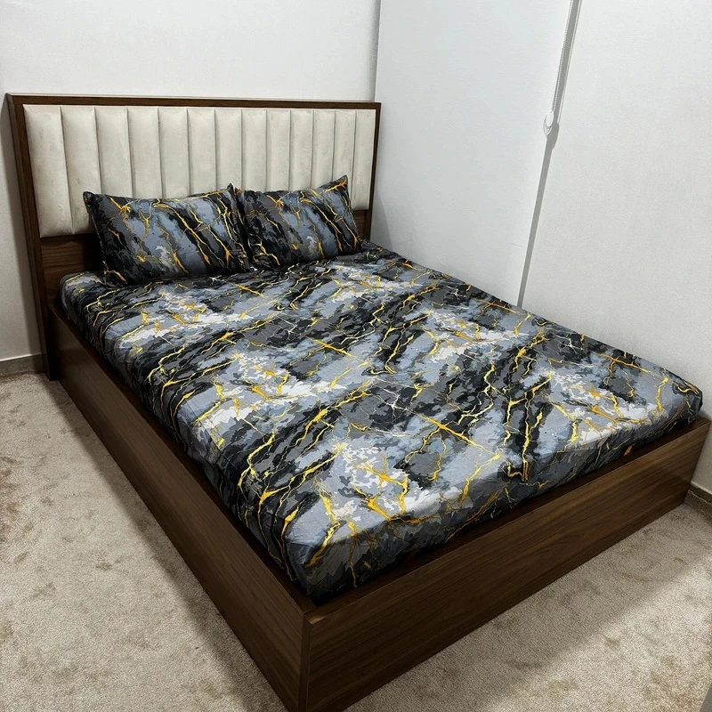 سرویس ملحفه دو نفره 3 تکه مدل آذرخش کد 180