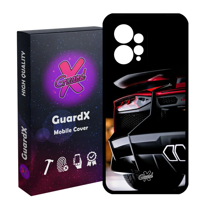 کاور گارد ایکس طرح Lamborghini مناسب برای گوشی موبایل شیائومی Redmi Note 12 4G