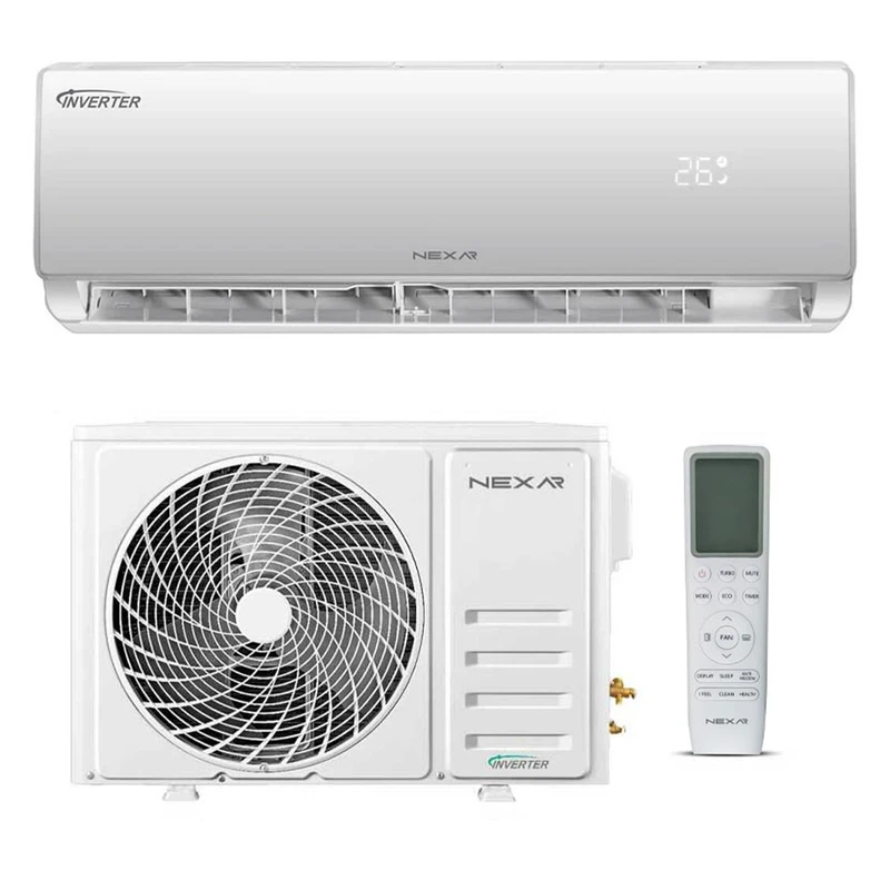کولر گازی اسپلیت دیواری 12000 اینورتر نکسار مدل NAC-TV12ELN1A