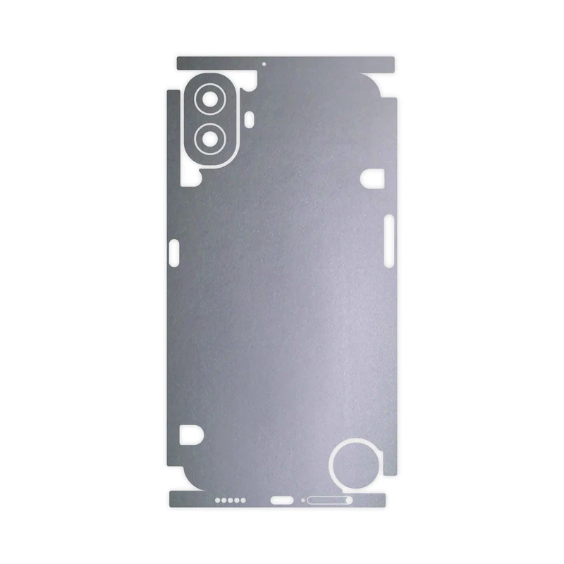 برچسب پوششی ماهوت مدل Matte-Silver-FullSkin مناسب برای گوشی موبایل ناتینگ CMF Phone 1