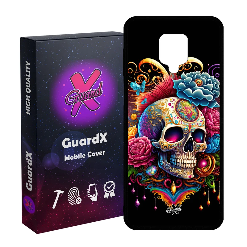 کاور گارد ایکس طرح جمجه مدل Glass10602 مناسب برای گوشی موبایل شیائومی Redmi Note9 Pro/Note 9 Pro Max/Redmi Note 9S/MI Poco M2 Pro